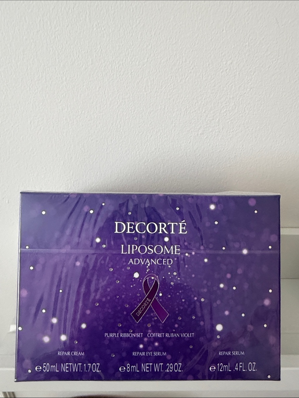 DECORTÉ Liposome Advanced Repair Cream & Serum Set - Purple
